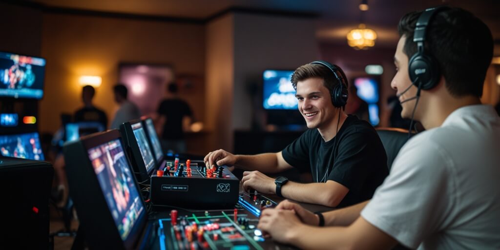 Single gaming lounge at Crystal Cove